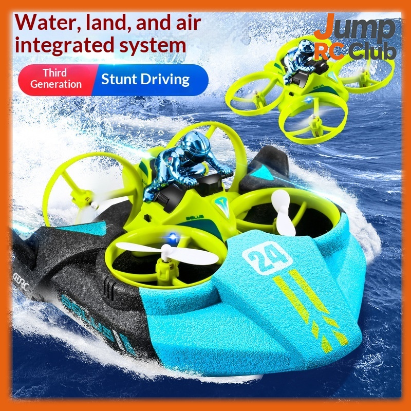 Rc Drone And Flying Car - V24 Drone RC 3-in-1: Aereo, Elicottero