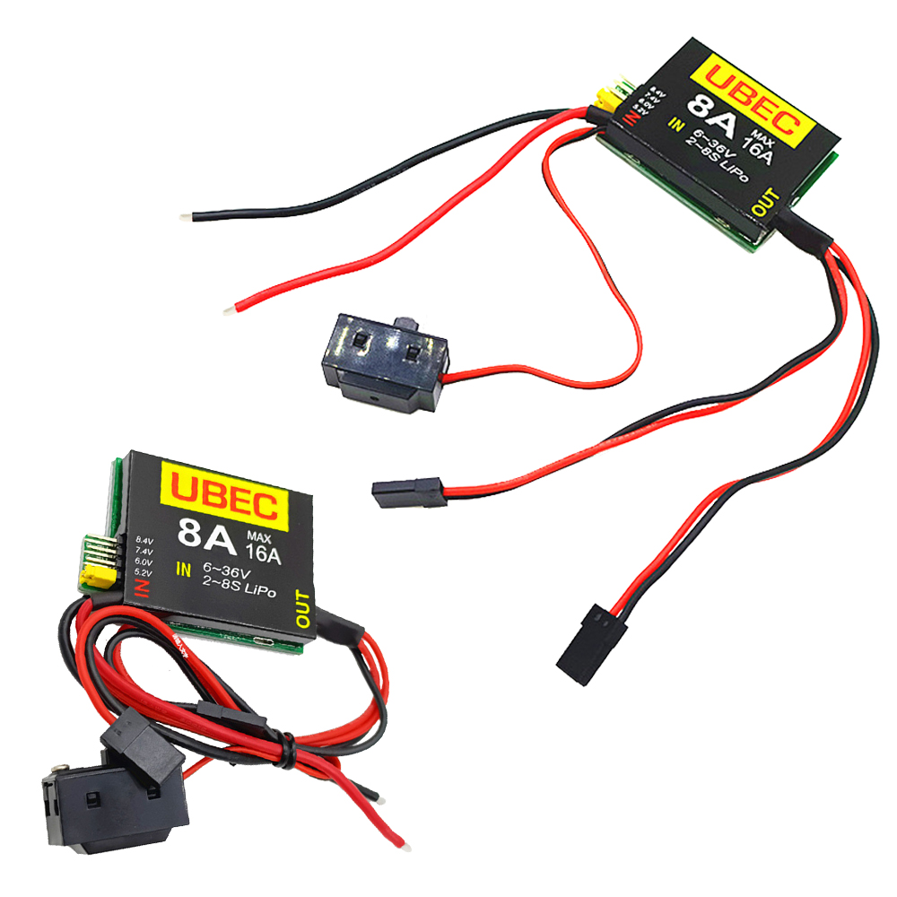Rc Car Servo - Nuovo 2S-6S 6-36V UBEC-8A BEC e