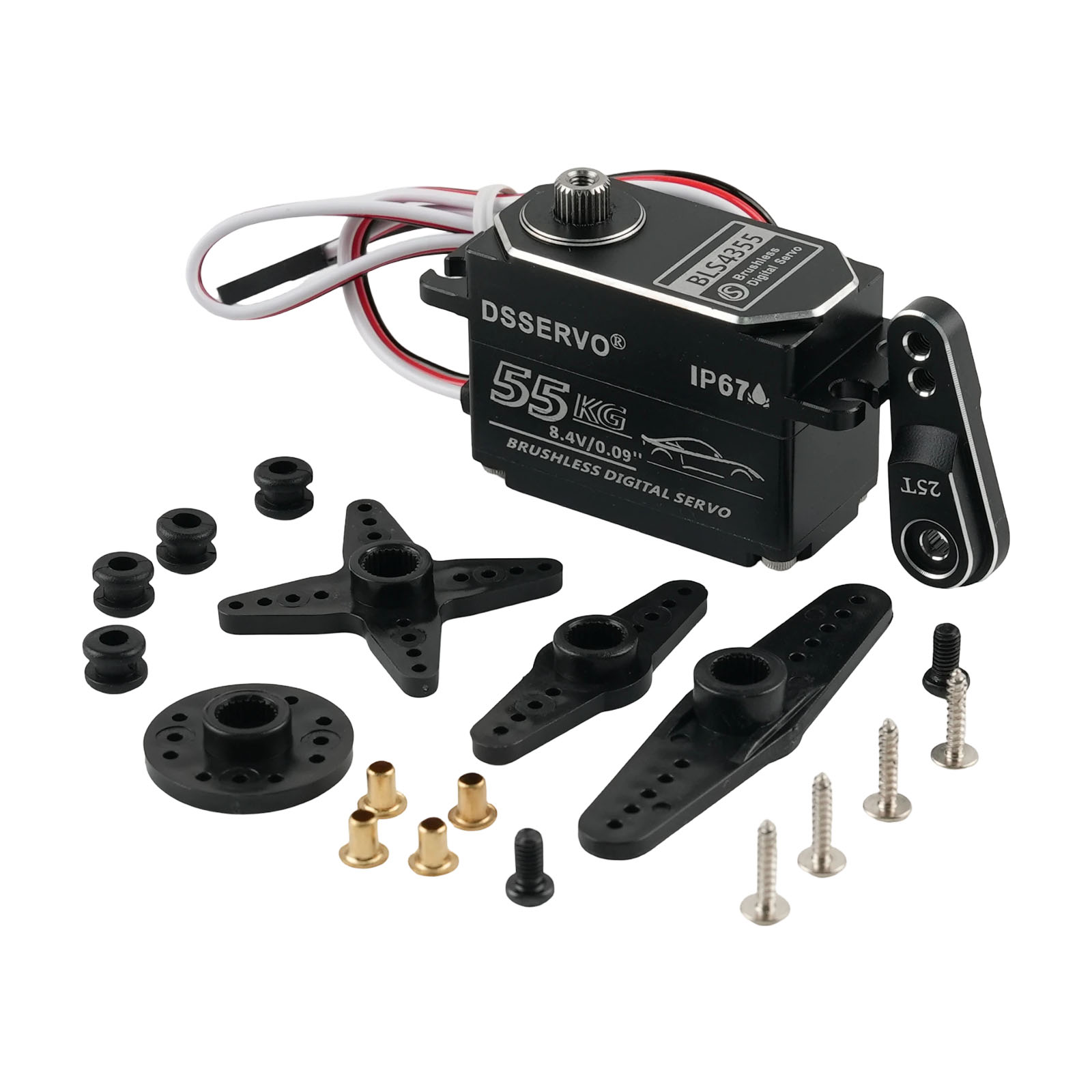 Rc Car Servo - Servo Digitale Brushless Dsservo BLS4355 55KG
