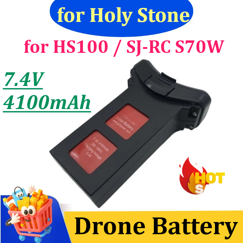 Drone Sjrc - Nuova Batteria 7.4V 2800mAh/4100mAh per Drone