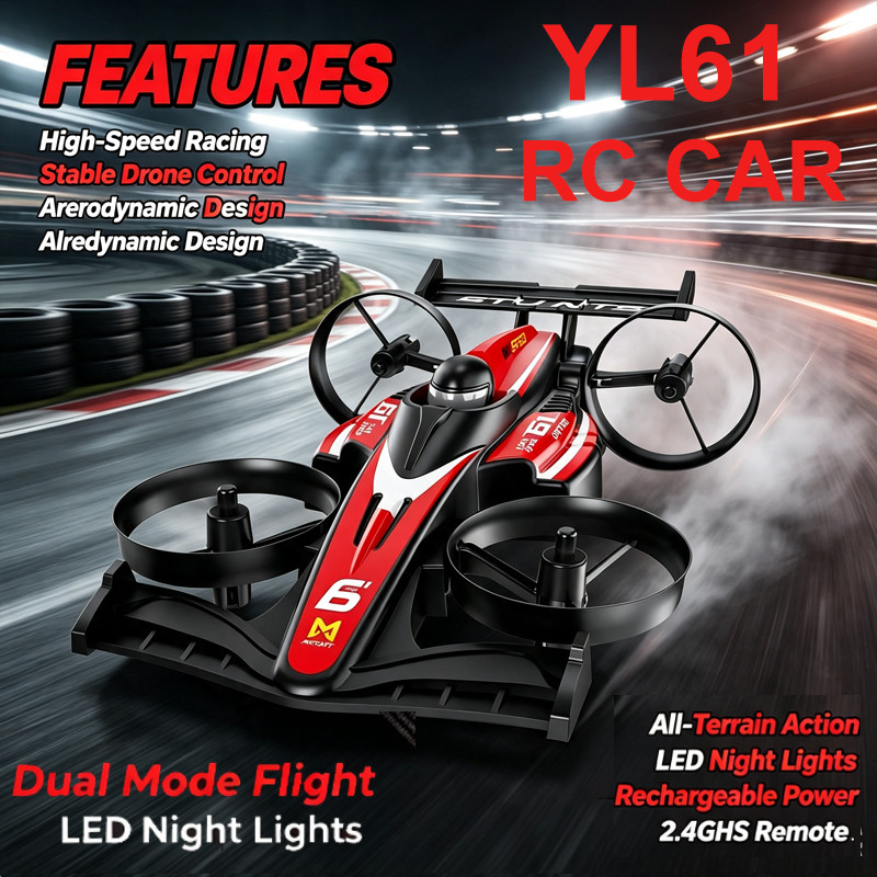 Rc Drone And Flying Car - Ultimo modello YL61 Drone da Corsa
