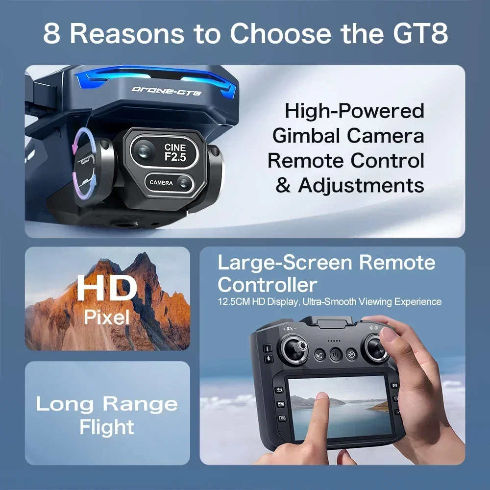 Drone 4K HD GT8 Fotocamera Evi - Drone E88Pro Rc 4K recensione e prezzo
