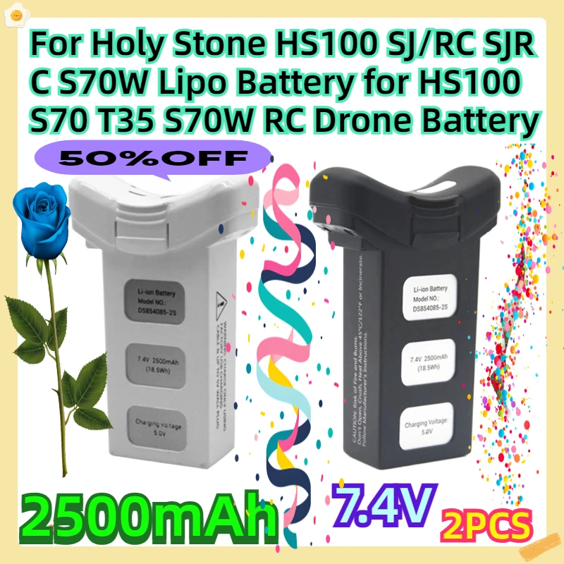 Batteria Lipo 7.4V 2500mAh per - Drone Sjrc recensione e prezzo