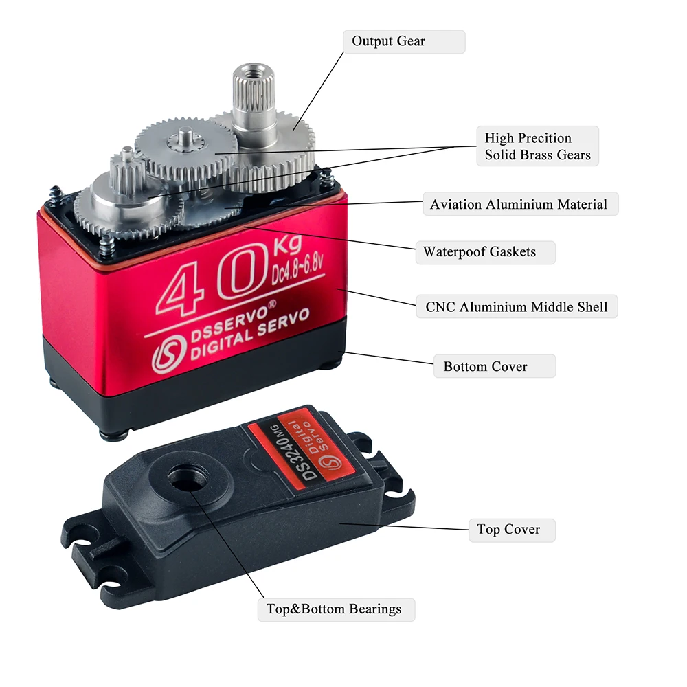 40KG Dsservo DS3240 Grande Cop - Rc Car Servo recensione e prezzo