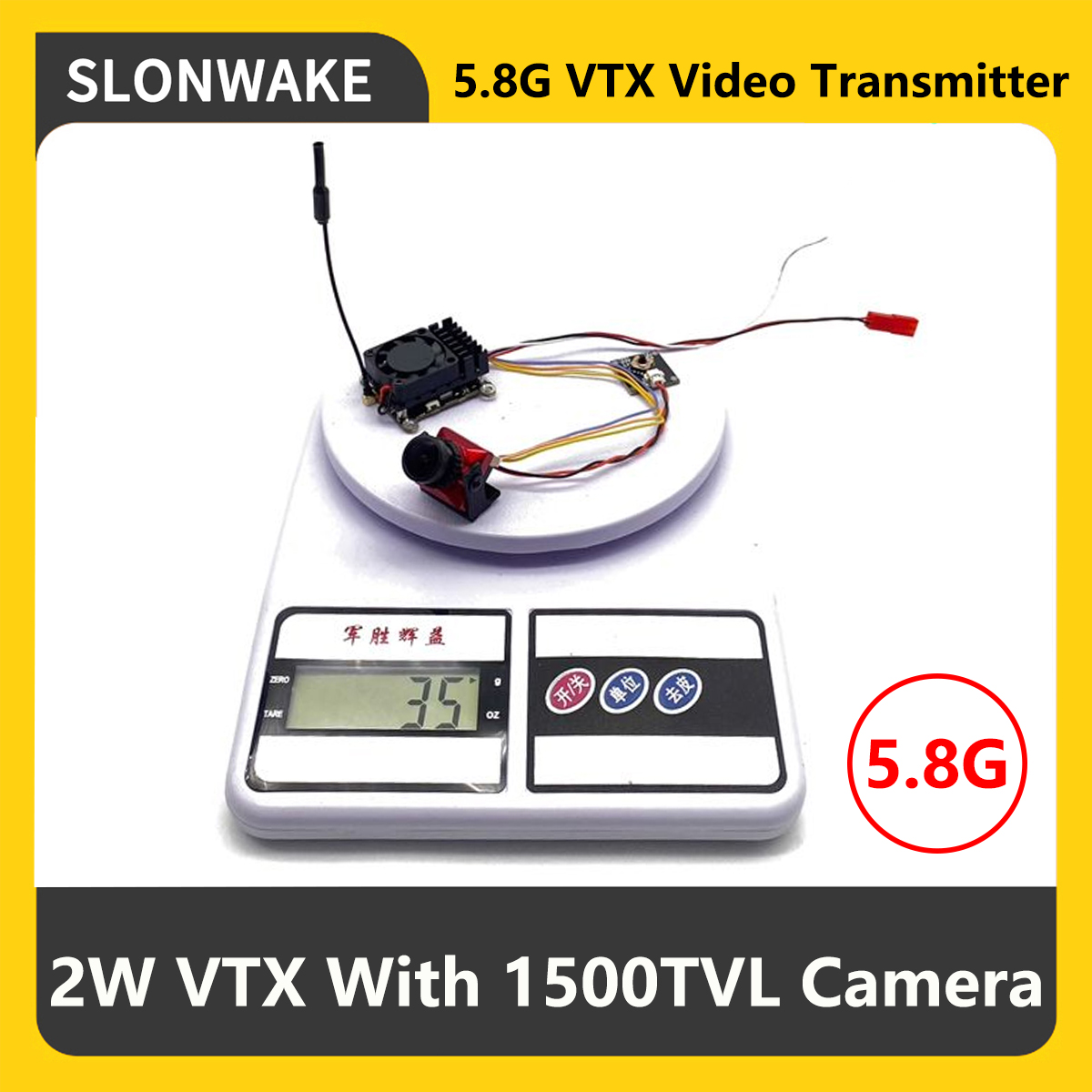 SLONWAKE 5.8G 2000mW Trasmetti - Drone Rc Controller recensione e prezzo