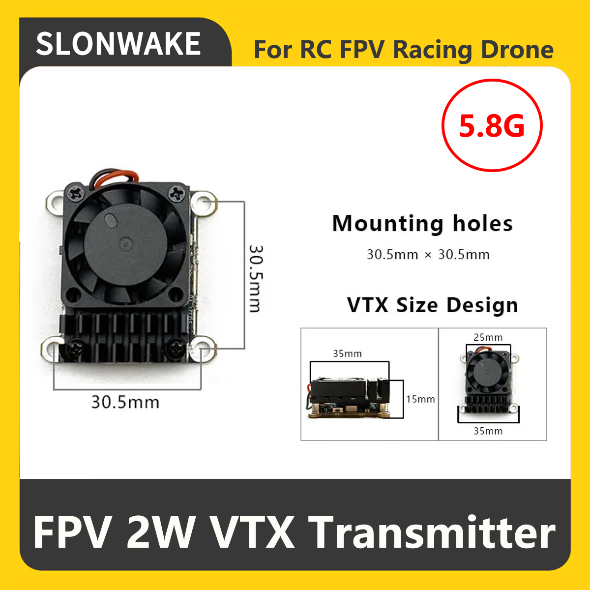 SLONWAKE 5.8G 2000mW Trasmetti - Drone Rc Controller recensione e prezzo