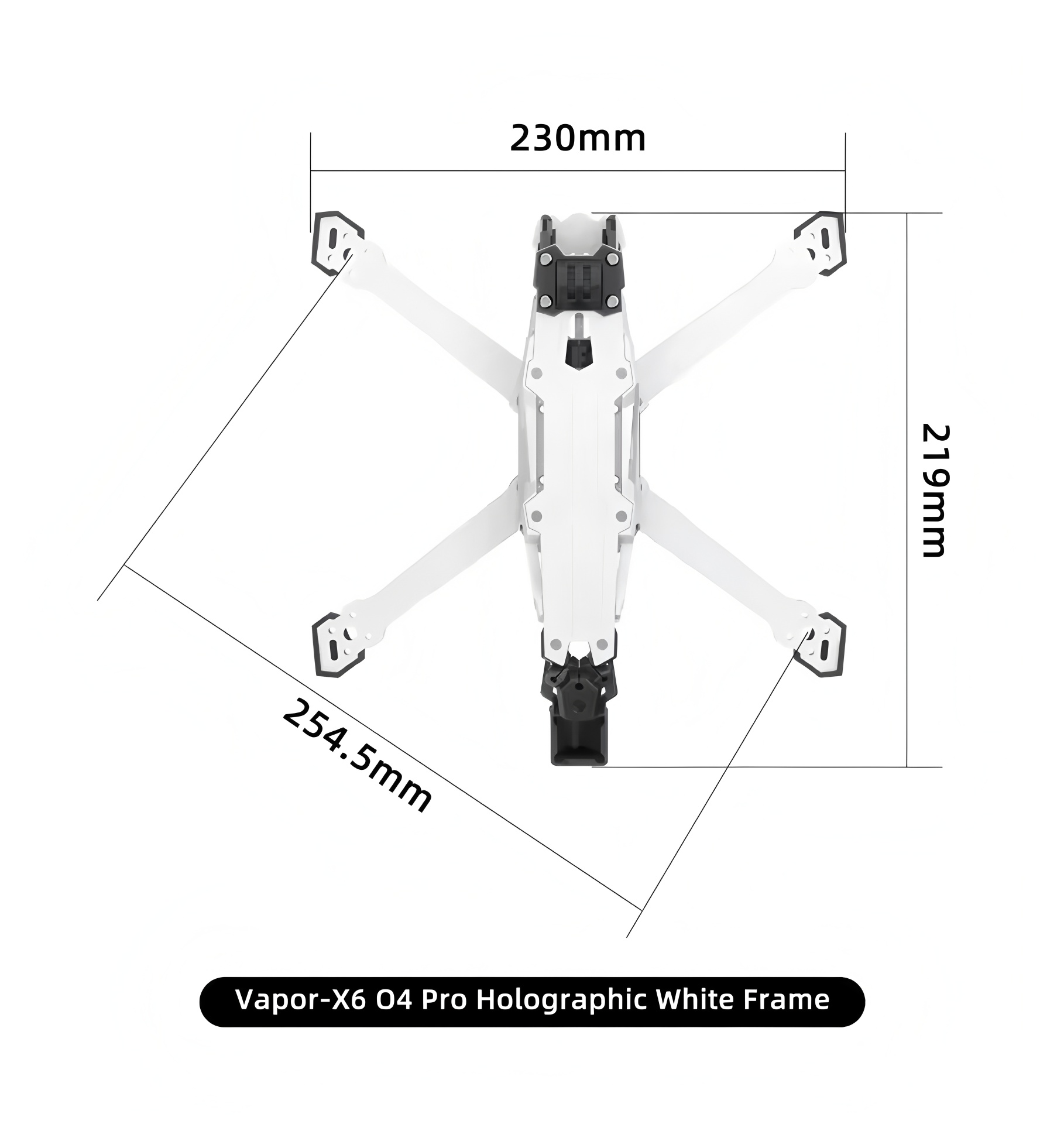 GEPRC Vapor D5/x5/x6 O4 Pro Fr - Quadcopter Frame recensione e prezzo